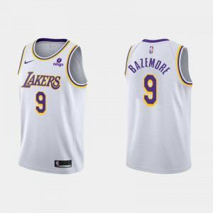 NBA Lakers 9 Rajon Rondo White 2021-21 New Season Nike Men Jersey NBA Lakers 9 Rajon Rondo White 2021-21 New Season Nike Men Jersey