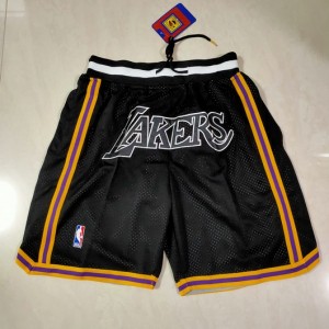 NBA Lakers Black Shorts