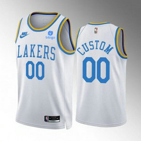 NBA Lakers Customized 2022_23 White Classic Edition Nike Men Jersey