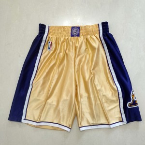 NBA Lakers Gold Shorts