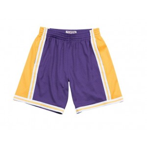 NBA Lakers Purple Hardwood Classics Shorts NBA Lakers Purple Hardwood Classics Shorts