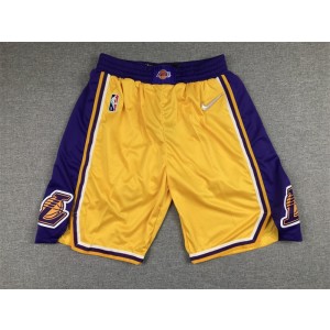 NBA Lakers Yellow 75th Anniversary Shorts NBA Lakers Yellow 75th Anniversary Shorts