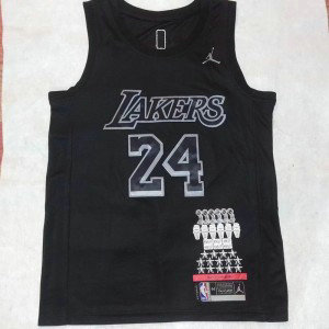 NBA Lakers24 Kobe Bryant Black Jordan Men Jersey NBA Lakers24 Kobe Bryant Black Jordan Men Jersey