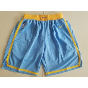 NBA Los Angeles Lakers Light Blue Shorts NBA Los Angeles Lakers Light Blue Shorts