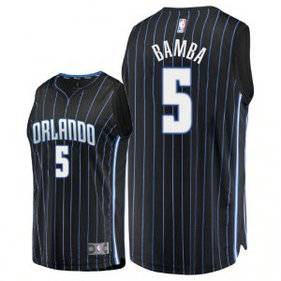 NBA Magic 5 Mohamed Bamba Black 2018 NBA Draft Nike Men Jersey NBA Magic 5 Mohamed Bamba Black 2018 NBA Draft Nike Men Jersey