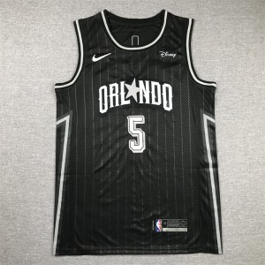 NBA Magic 5 Paolo Banchero Black 2023 City Nike Men Jersey NBA Magic 5 Paolo Banchero Black 2023 City Nike Men Jersey