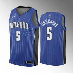 NBA Magic 5 Paolo Banchero Blue 2022 Draft Basketball Nike Men Jersey NBA Magic 5 Paolo Banchero Blue 2022 Draft Basketball Nike Men Jersey
