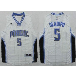 NBA Magic 5 Victor Oladipo White Revolution 30 Men Jersey NBA Magic 5 Victor Oladipo White Revolution 30 Men Jersey