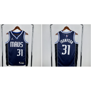 NBA Mavericks 31 Thompson Navy Jordan Men Jersey NBA Mavericks 31 Thompson Navy Jordan Men Jersey