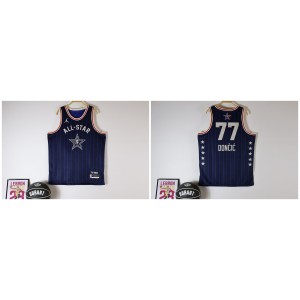 NBA Mavericks 77 Luka Doncic Blue 2024 All Star Jordan Men Jersey NBA Mavericks 77 Luka Doncic Blue 2024 All Star Jordan Men Jersey