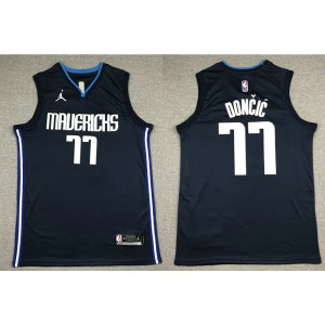 NBA Mavericks 77 Luka Doncic Blue Jordan Men Jersey NBA Mavericks 77 Luka Doncic Blue Jordan Men Jersey