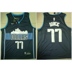NBA Mavericks 77 Luka Doncic Navy Blue 2018 NBA Draft Nike Men Jersey NBA Mavericks 77 Luka Doncic Navy Blue 2018 NBA Draft Nike Men Jersey