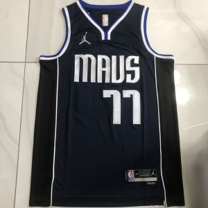 NBA Mavericks 77 Luka Doncic Navy Double Stitched Jordan Men Jersey NBA Mavericks 77 Luka Doncic Navy Double Stitched Jordan Men Jersey
