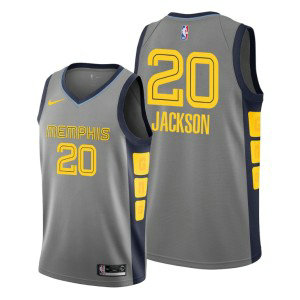 NBA Memphis Grizzlies 20 Josh Jackson Grey City Edition Nike Men Jersey NBA Memphis Grizzlies 20 Josh Jackson Grey City Edition Nike Men Jersey