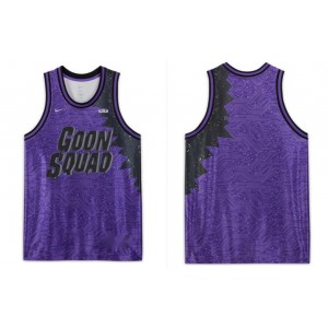 NBA Miami Heat LeBron x Space Jam 'Goon Squad' Purple Men Jersey NBA Miami Heat LeBron x Space Jam 'Goon Squad' Purple Men Jersey