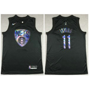 NBA Nets 11 Kyrie Irving Black Crucial Catch Nike Men Jersey NBA Nets 11 Kyrie Irving Black Crucial Catch Nike Men Jersey