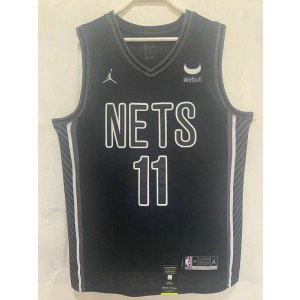 NBA Nets 11 Kyrie Irving Black Jordan Men Jersey