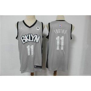 NBA Nets 11 Kyrie Irving Light Grey 2021 Jordan Men Jersey NBA Nets 11 Kyrie Irving Light Grey 2021 Jordan Men Jersey