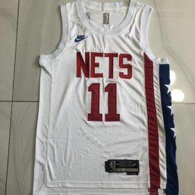 NBA Nets 11 Kyrie Irving White Nike Men Jersey NBA Nets 11 Kyrie Irving White Nike Men Jersey