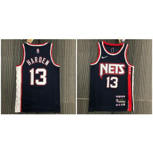 NBA Nets 13 James Harden 75th Anniversary Men Jersey NBA Nets 13 James Harden 75th Anniversary Men Jersey