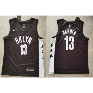 NBA Nets 13 James Harden Black Nike Men Jersey 1 NBA Nets 13 James Harden Black Nike Men Jersey 1
