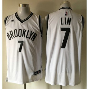 NBA Nets 7 Jeremy Lin White Swingman Men Jersey NBA Nets 7 Jeremy Lin White Swingman Men Jersey