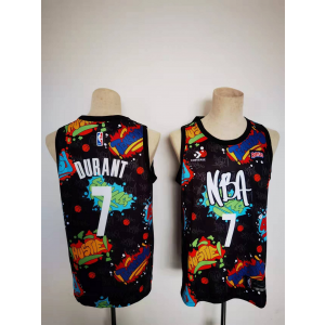 NBA Nets 7 Keven Durant Pop Culture Street Art Black Men Jersey NBA Nets 7 Keven Durant Pop Culture Street Art Black Men Jersey