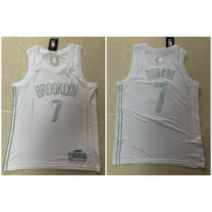 NBA Nets 7 Kevin Durant White Nike Swingman MVP Men Jersey NBA Nets 7 Kevin Durant White Nike Swingman MVP Men Jersey