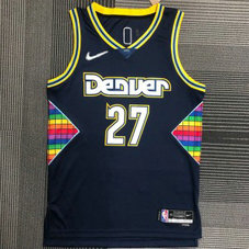 NBA Nuggets 27 Jamal Murray 2021 New City Men Jersey NBA Nuggets 27 Jamal Murray 2021 New City Men Jersey