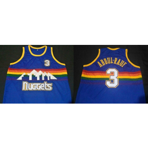 NBA Nuggets 3 Abdul-Rauf Blue Men Jersey NBA Nuggets 3 Abdul-Rauf Blue Men Jersey