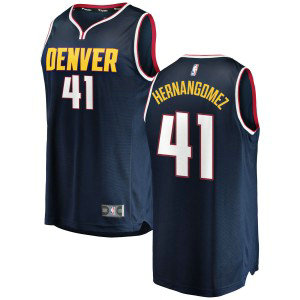 NBA Nuggets 41 Juan Hernangomez Navy Nike Men Jersey NBA Nuggets 41 Juan Hernangomez Navy Nike Men Jersey