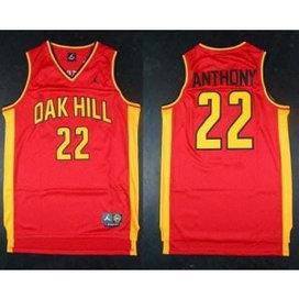 NBA Oklahoma City Thunder 22 Anthony Red Men Jersey