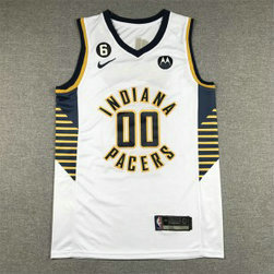 NBA Pacers 00 MATHURIN White 2022-23 Nike Men Jersey