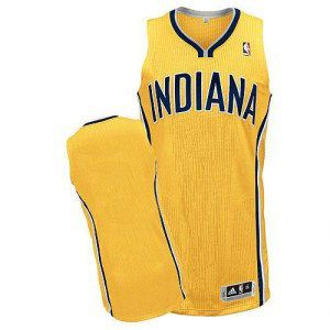 NBA Pacers Blank Yellow Revolution 30 Men Jersey