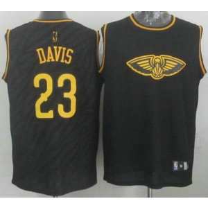 NBA Pelicans 23 Anthony Davis Black Precious Metals Men Jersey NBA Pelicans 23 Anthony Davis Black Precious Metals Men Jersey