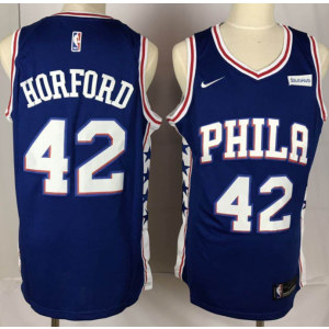 NBA Philadelphia 76ers 42 Al Horford Blue Nike Men Jersey NBA Philadelphia 76ers 42 Al Horford Blue Nike Men Jersey