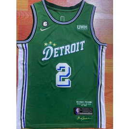 NBA Piston 2 Cunningham Green Nike Men Jersey NBA Piston 2 Cunningham Green Nike Men Jersey