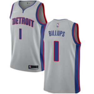 NBA Pistons 1 Chauncey Billups Gray Nike Men Jersey NBA Pistons 1 Chauncey Billups Gray Nike Men Jersey