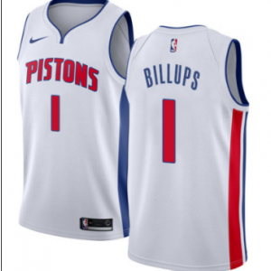 NBA Pistons 1 Chauncey Billups White Nike Men Jersey NBA Pistons 1 Chauncey Billups White Nike Men Jersey