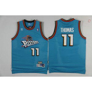 NBA Pistons 11 Isiah Thomas Blue Hardwood Classics Mesh Men Jersey NBA Pistons 11 Isiah Thomas Blue Hardwood Classics Mesh Men Jersey