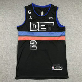 NBA Pistons 2 Cade Cunningham Black Jordan Men Jersey NBA Pistons 2 Cade Cunningham Black Jordan Men Jersey