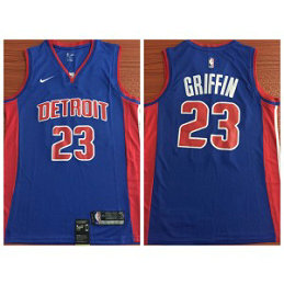 NBA Pistons 23 Blake Griffin Detroit Blue Men Jersey NBA Pistons 23 Blake Griffin Detroit Blue Men Jersey