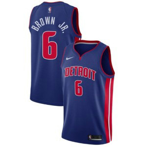 NBA Pistons 6 Bruce Brown Jr. Blue 2018 Draft Nike Men Jersey NBA Pistons 6 Bruce Brown Jr. Blue 2018 Draft Nike Men Jersey