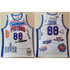 NBA Pistons 88 Don White Hardwood Classics Men Jersey NBA Pistons 88 Don White Hardwood Classics Men Jersey