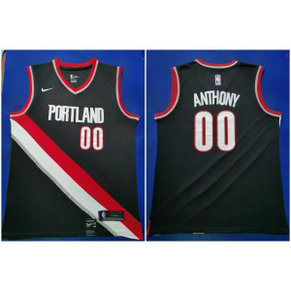 NBA Portland Trail Blazers 00 Black Carmelo Anthony Nike Men Jersey NBA Portland Trail Blazers 00 Black Carmelo Anthony Nike Men Jersey