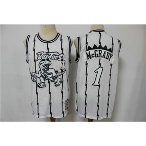 NBA Raptors 1 Tracy McGrady White Men Jersey