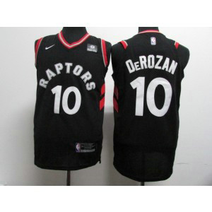 NBA Raptors 10 DeMar DeRozan Black Nike Men Jersey