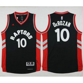 NBA Raptors 10 DeMar DeRozan Black Revolution 30 Men Jersey