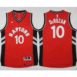 NBA Raptors 10 DeMar DeRozan Red Revolution 30 Men Jersey