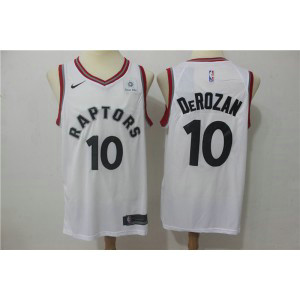NBA Raptors 10 DeMar DeRozan White Nike Swingman Men Jersey